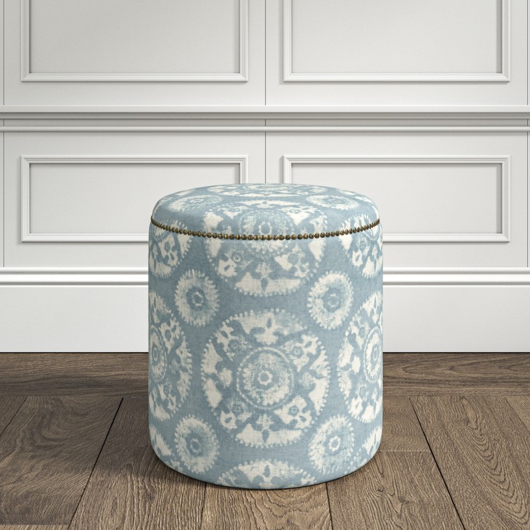 furniture malpaso footstool nubra denim print lifestyle