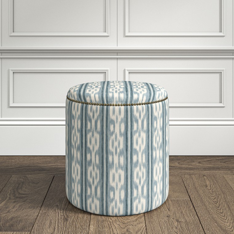 furniture malpaso footstool telia chambray print lifestyle