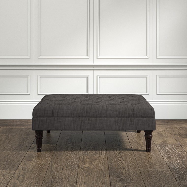 furniture monterey medium footstool zuri graphite plain lifestyle