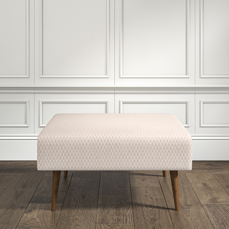 furniture ombu footstool folia rose print lifestyle