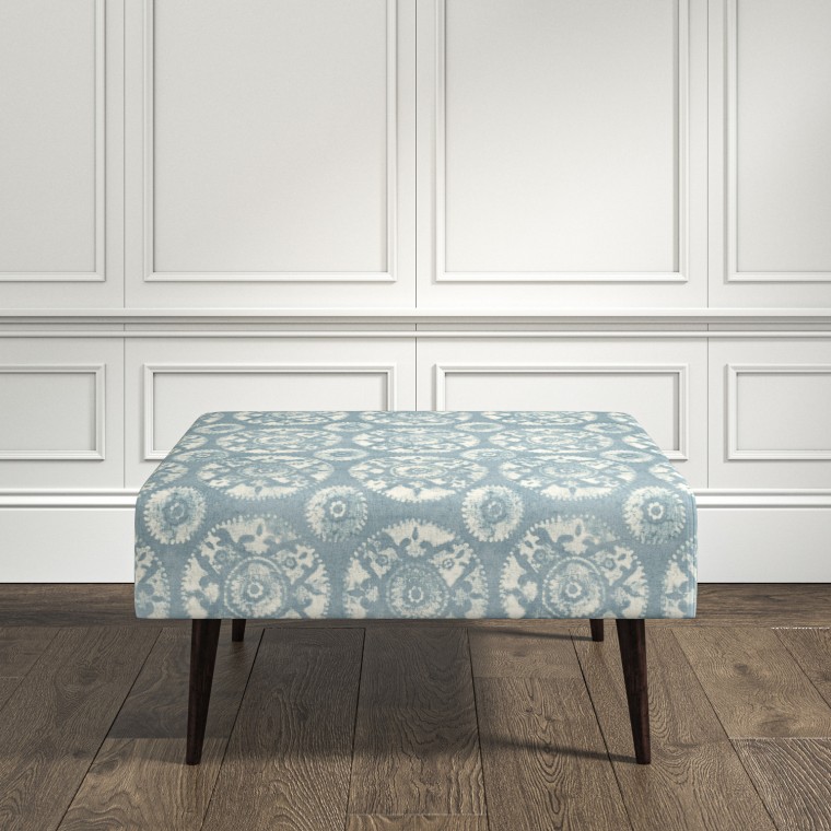 furniture ombu footstool nubra denim print lifestyle