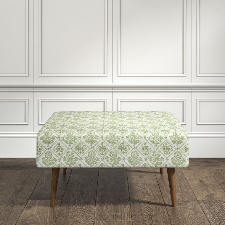 furniture ombu footstool watika parsley print lifestyle