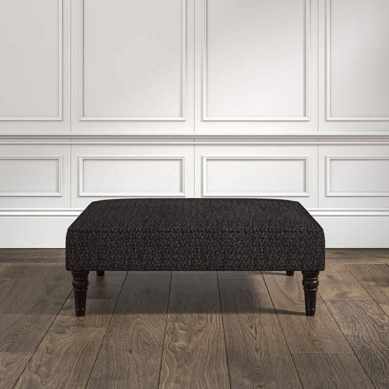 furniture savannah medium footstool safara charcoal weave lifestyle