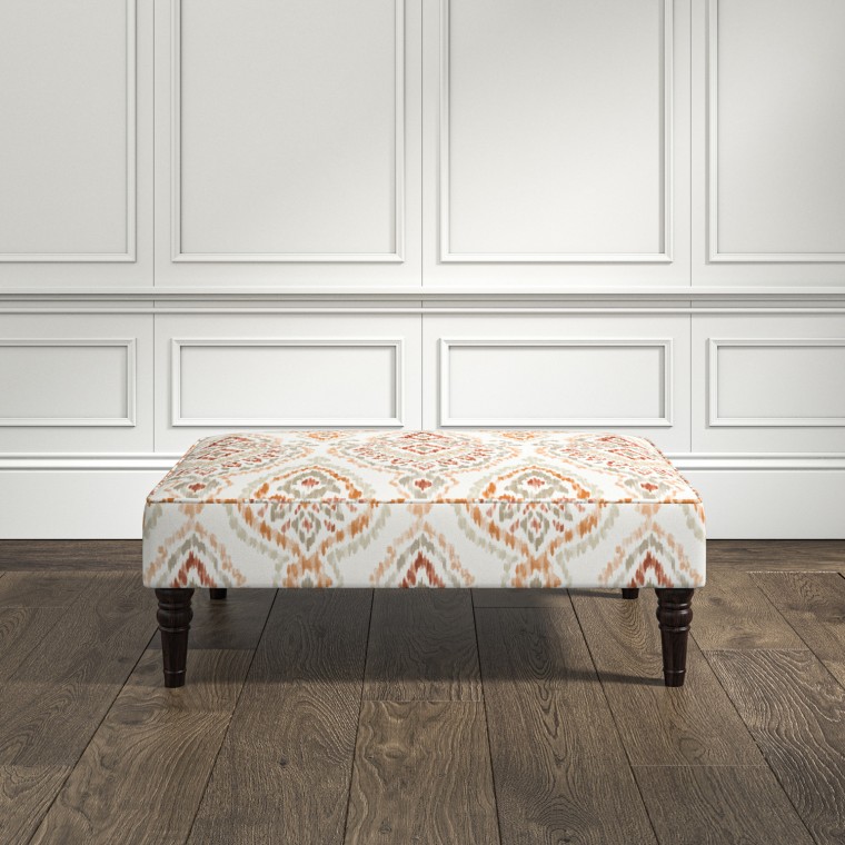 furniture savannah medium footstool suhani spice print lifestyle