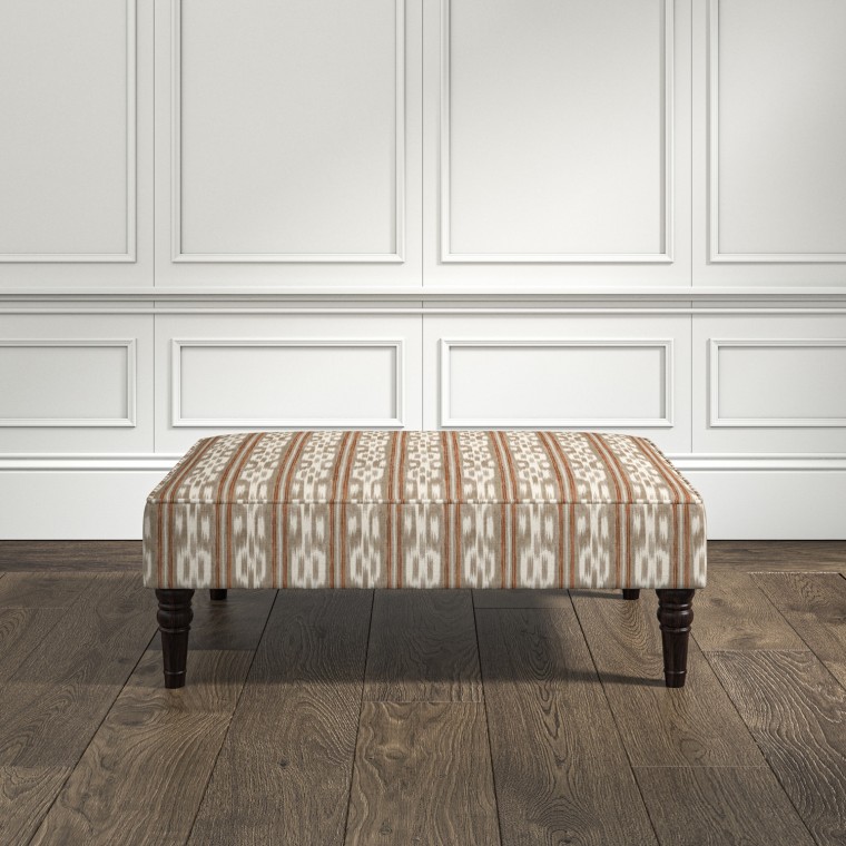 furniture savannah medium footstool telia ginger print lifestyle