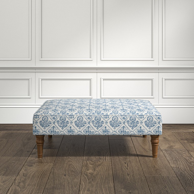 furniture savannah medium footstool watika delft print lifestyle