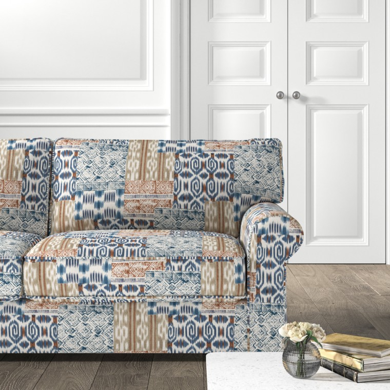 Vermont Sofa Kantha Indigo