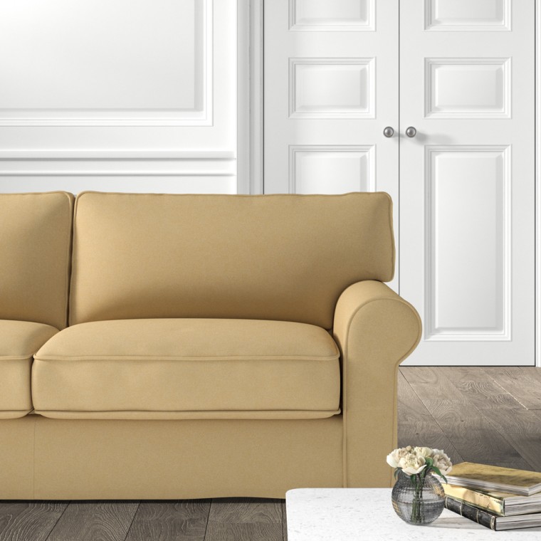 Vermont Loose Cover Sofa Shani Ochre