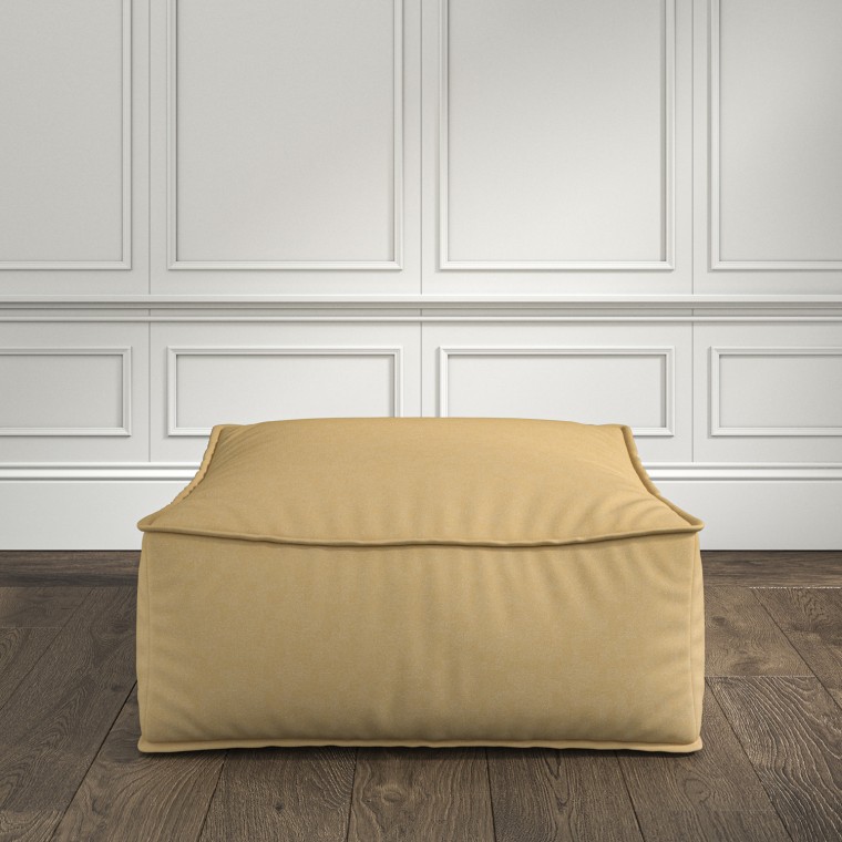 furniture zen pouffe shani ochre plain lifestyle