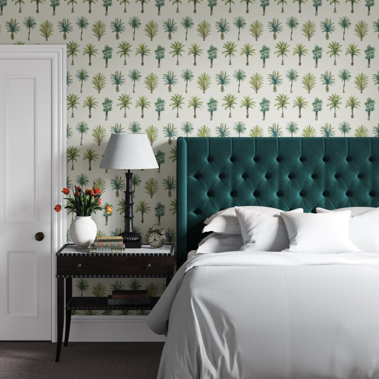 Bruton Headboard Cosmos Jade