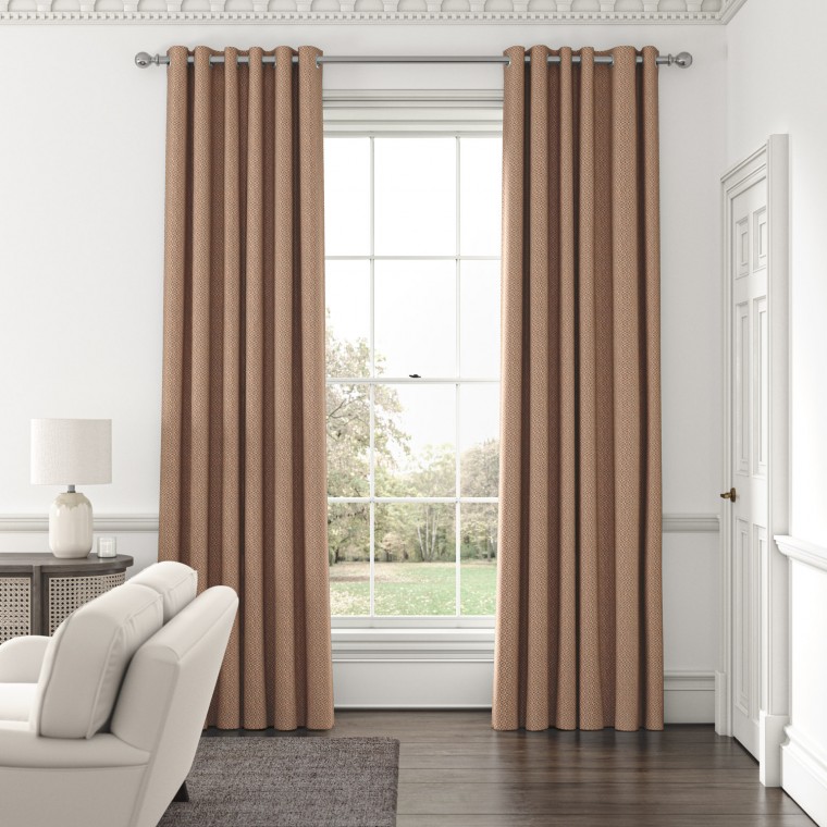 Jina Cinnabar Curtains