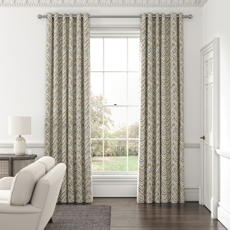 Kelim Charcoal Curtains