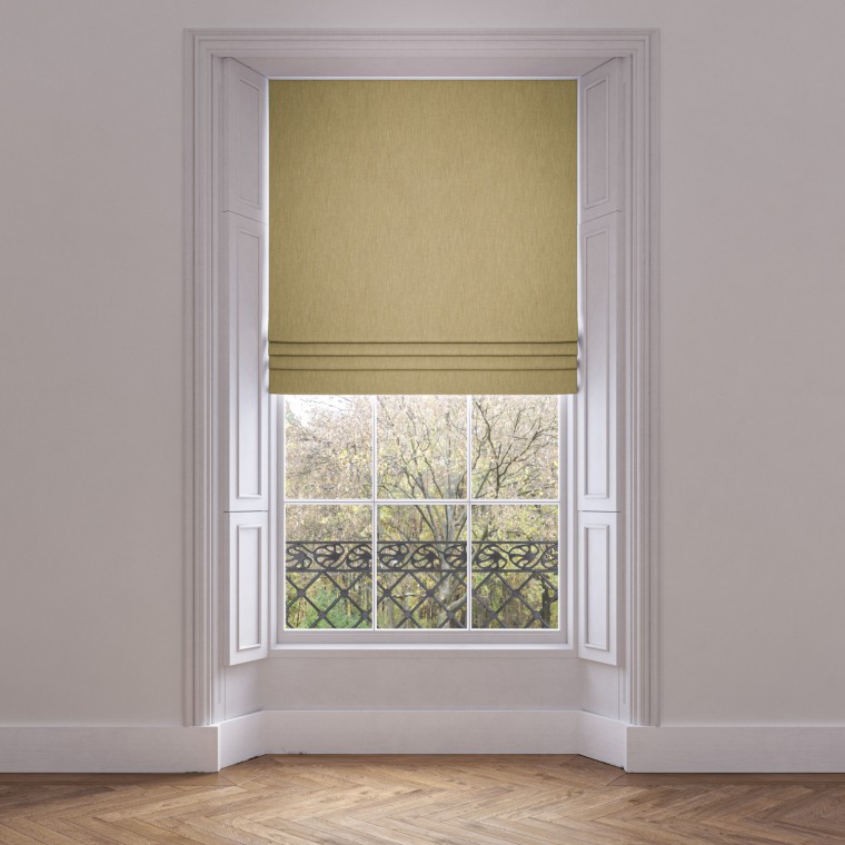 roman blind amina moss plain lifestyle 1