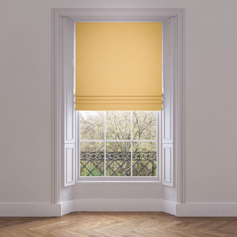 roman blind pascal turmeric print lifestyle 1