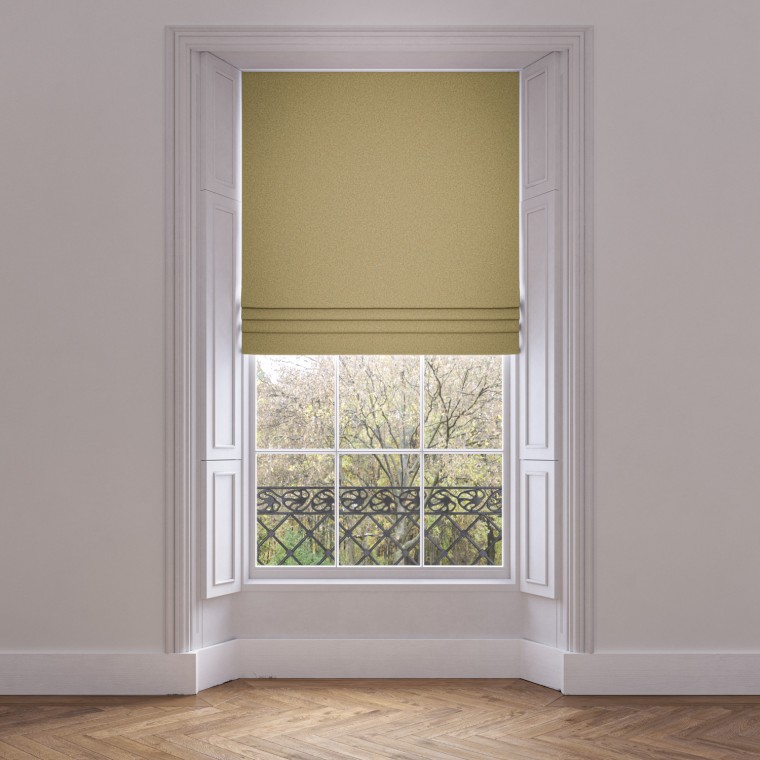 roman blind viera moss plain lifestyle 1