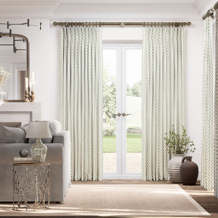 Azmi Olive Curtains