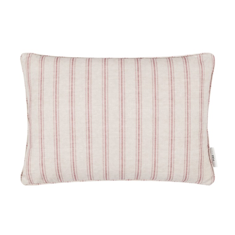 cushion aline rose self piped edge main