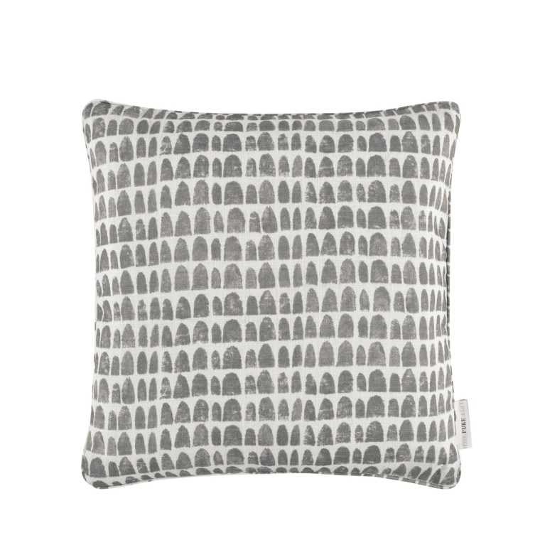 Babouches Fog Printed Cotton Cushion 43cm x 43cm