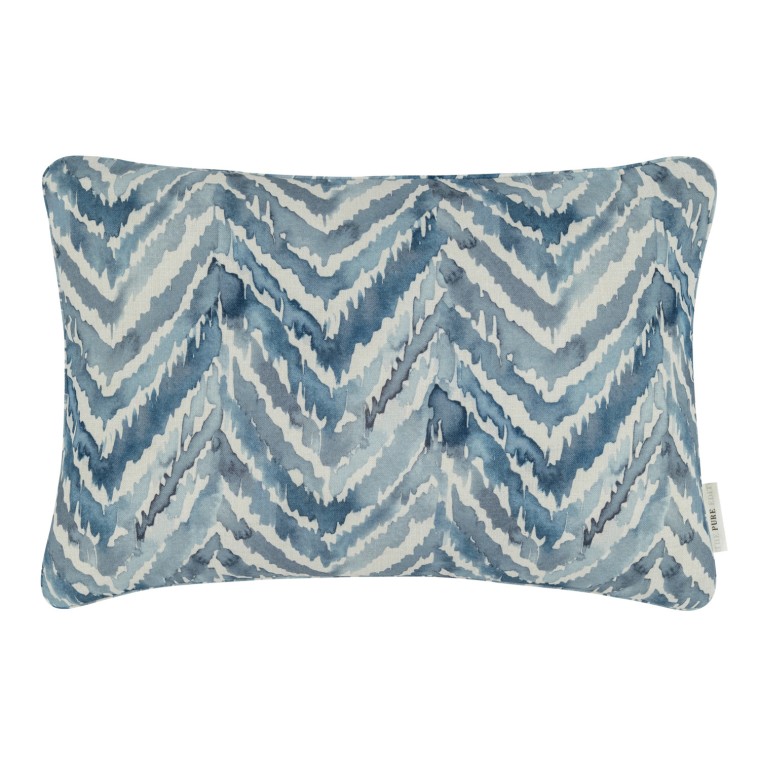 Kelim Ocean Printed Cotton Cushion 55cm x 38cm