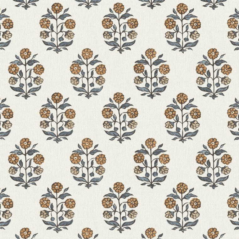 Bagh Almond Printed Cotton Fabric
