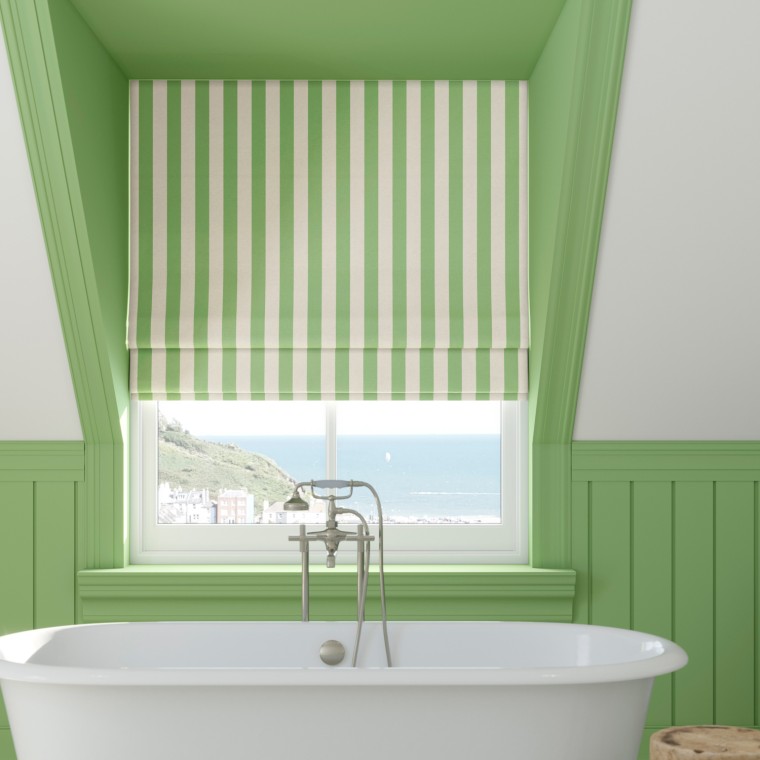 Capri Cactus Roman Blind Lifestyle