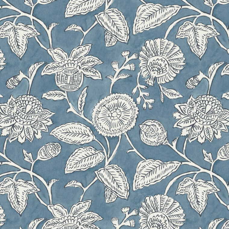 Chaitri Indigo Printed Cotton Fabric