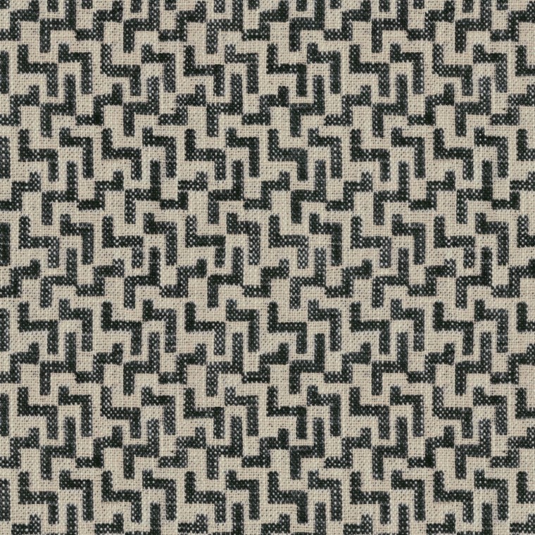 Desta Charcoal Woven Fabric