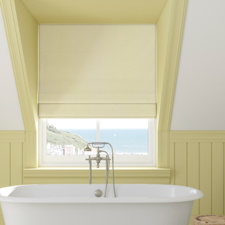 Ischia Citron Roman Blind Lifestyle