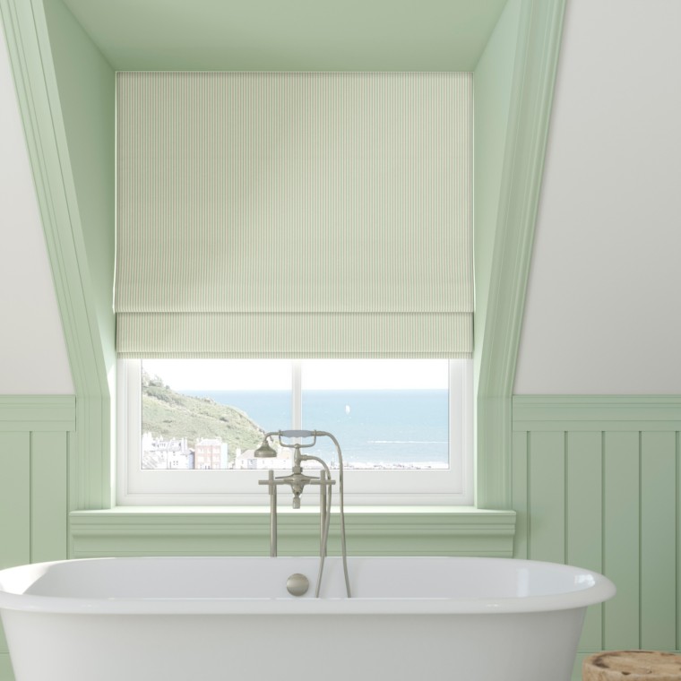 Ischia Sage Roman Blind Lifestyle