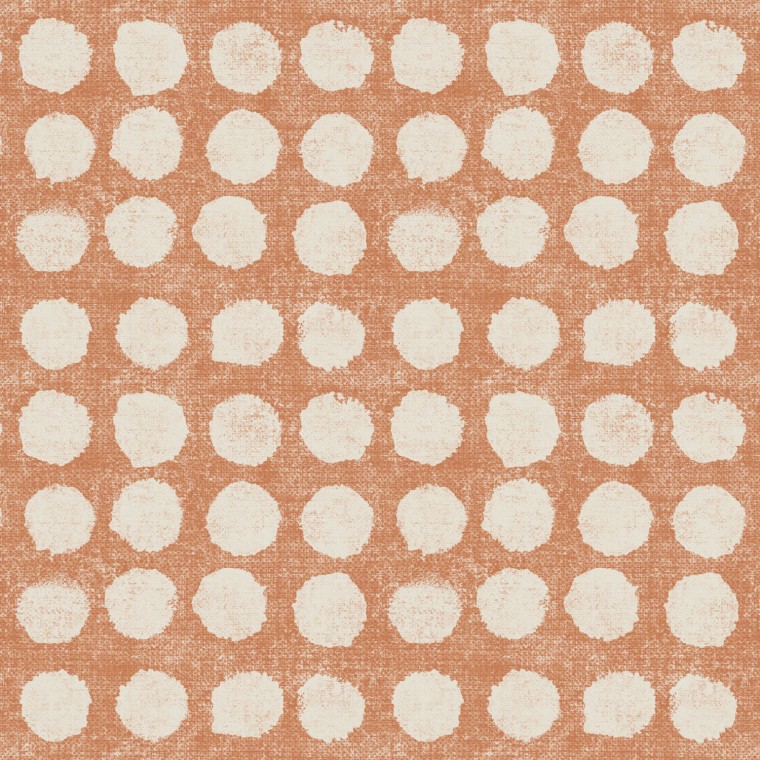 Fabric Jebel Persimmon Print Flat