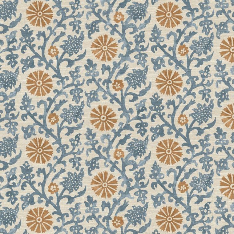 Mevlana Ginger Printed Recycled Fabric