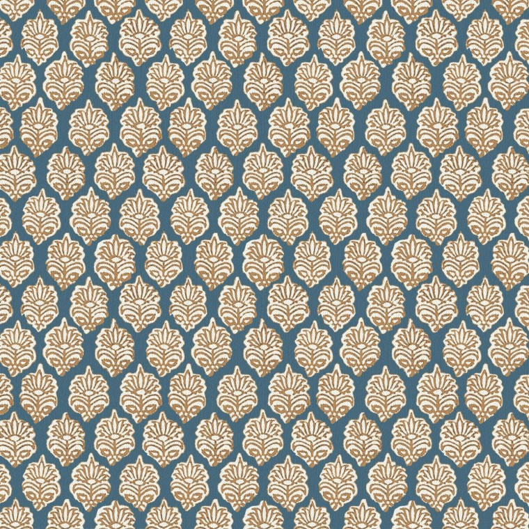 Mudra Almond Printed Cotton Fabric