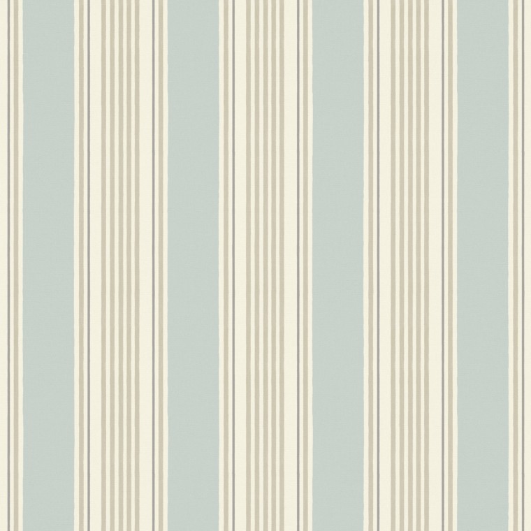 Nimes Mist Blue Printed Cotton Fabric