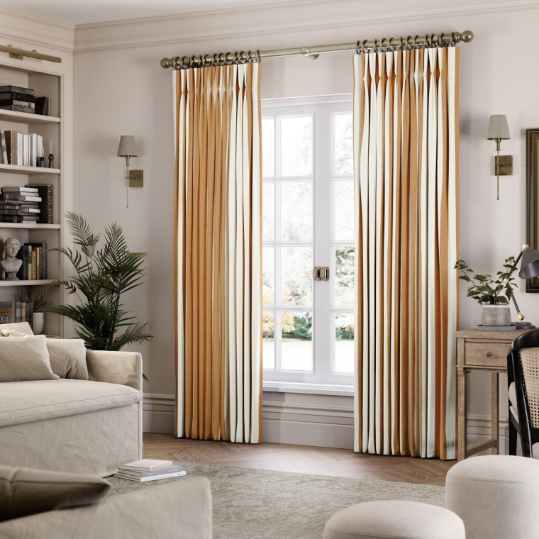 Rama Almond Curtains