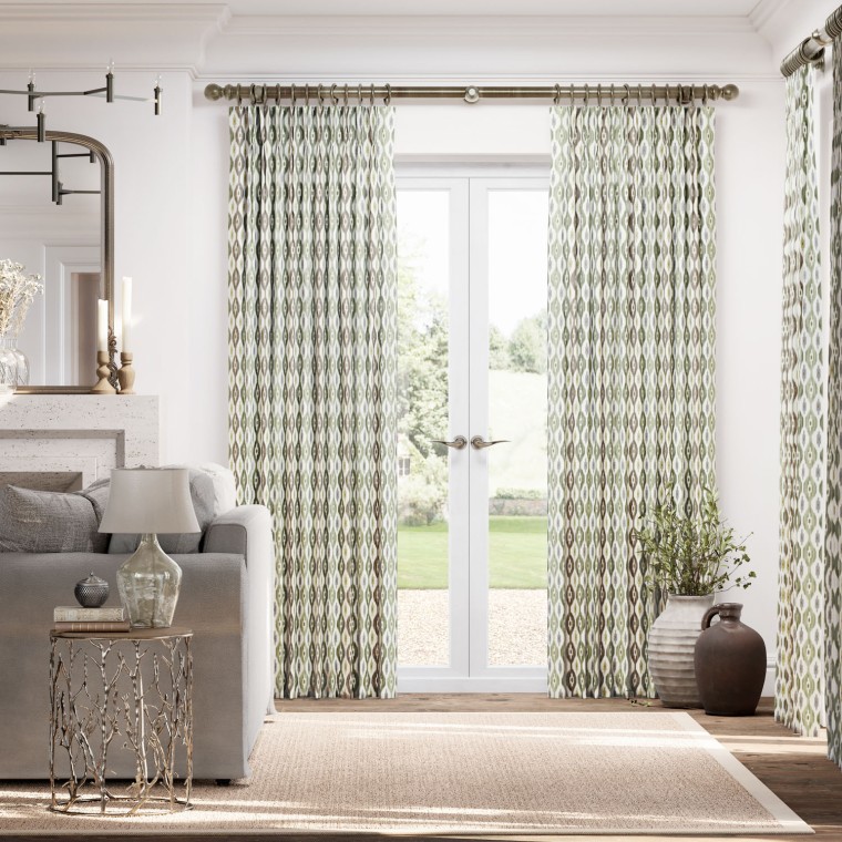 Fergana Olive Curtains