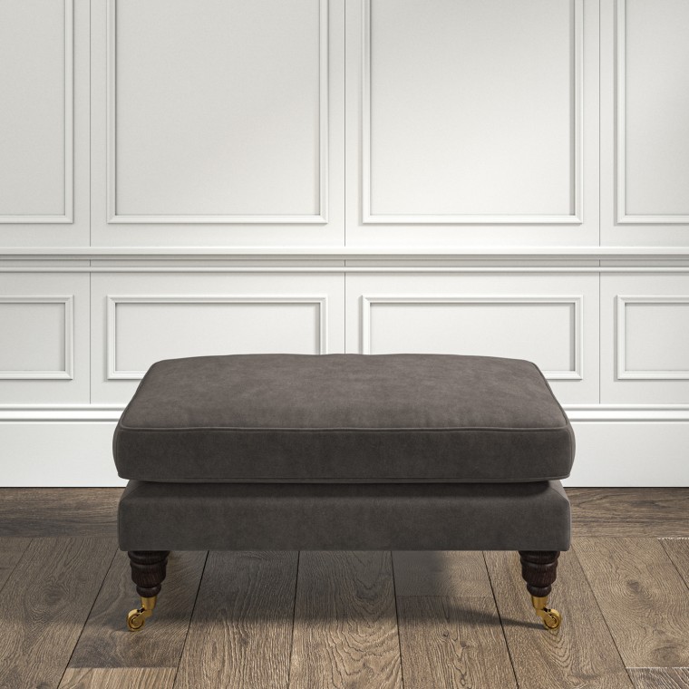 furniture bliss footstool cosmos graphite plain lifestyle