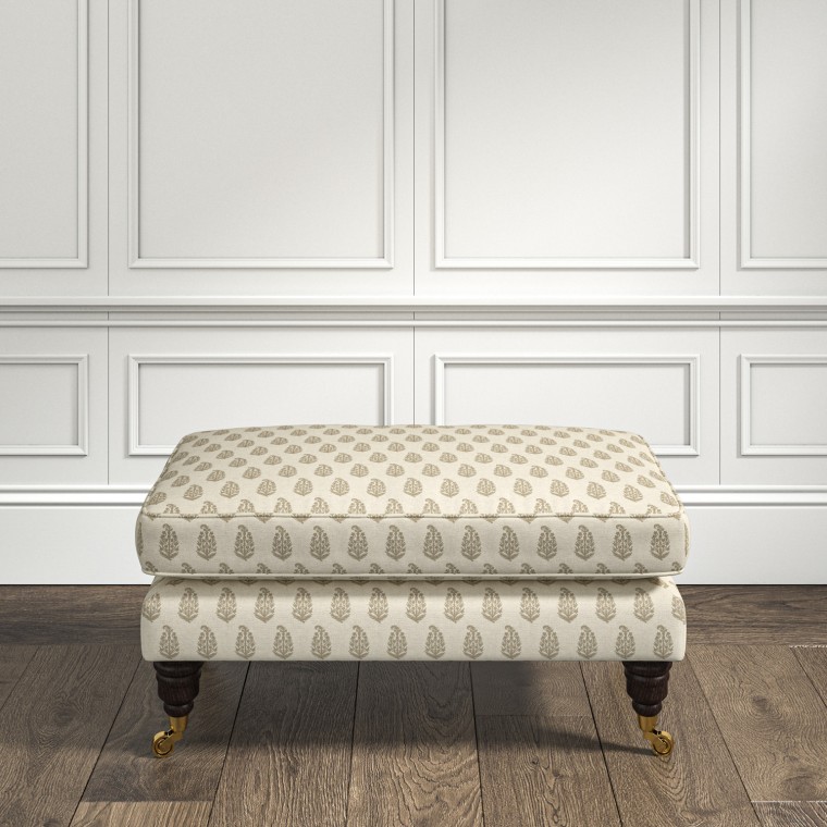 furniture bliss footstool indira stone print lifestyle