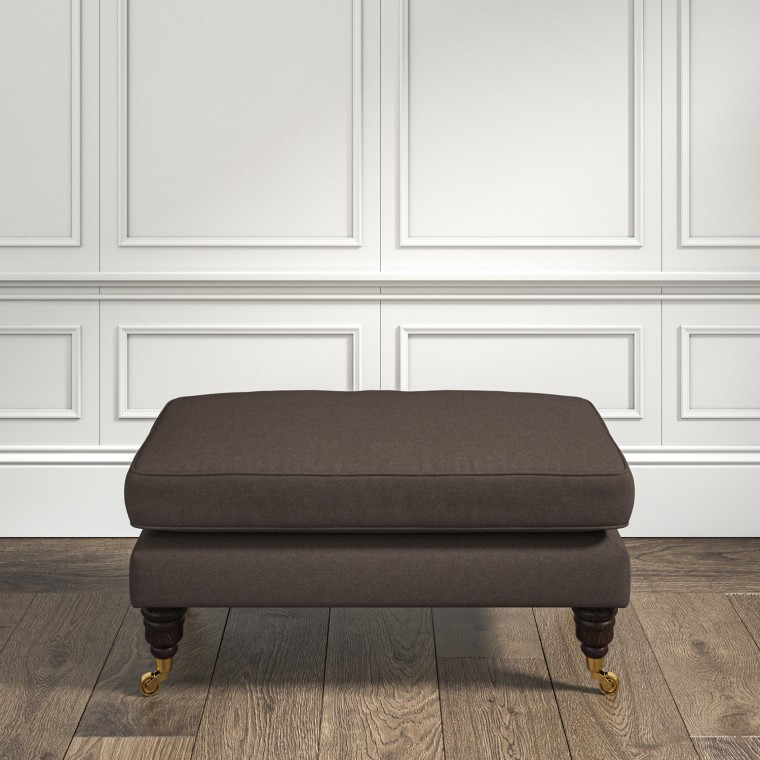 furniture bliss footstool shani espresso plain lifestyle