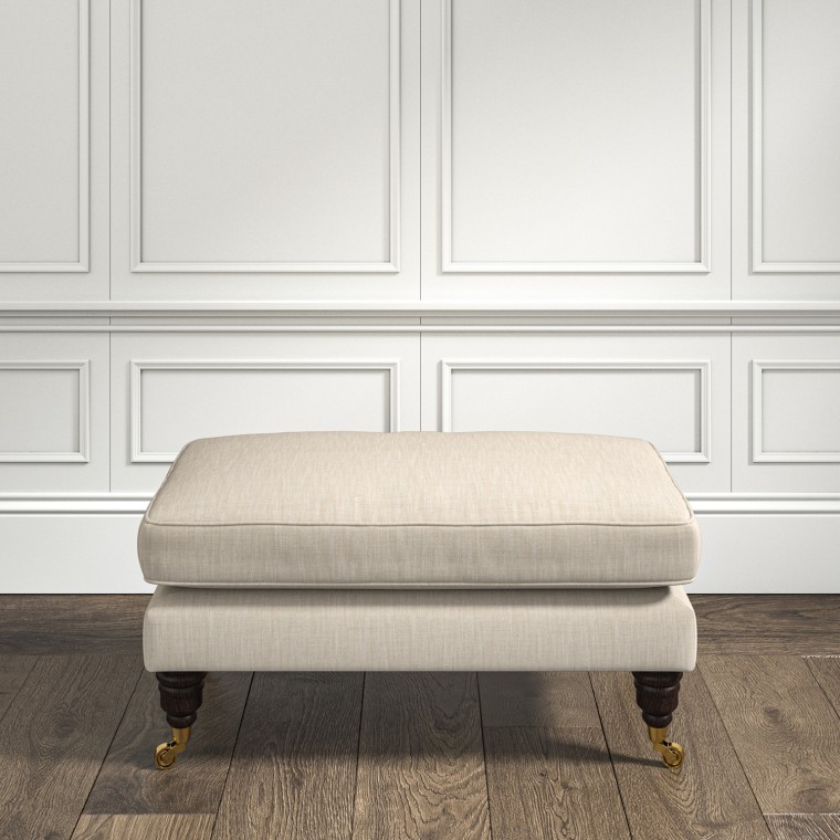 furniture bliss footstool zuri sand plain lifestyle