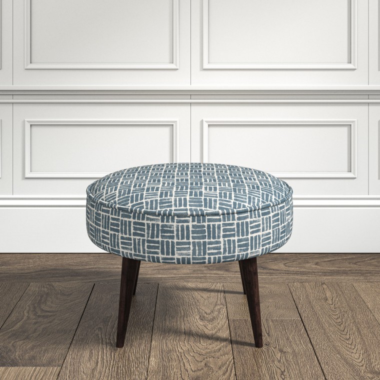 furniture brancaster footstool atlas denim print lifestyle