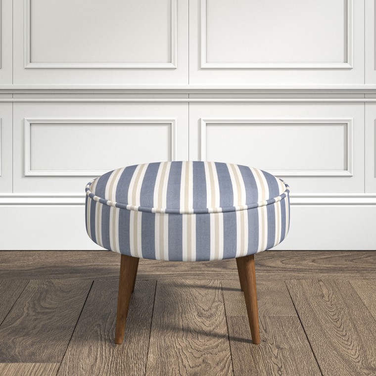 furniture brancaster footstool fayola indigo weave lifestyle