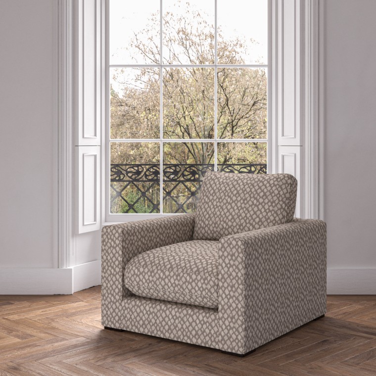 furniture cloud chair nia taupe weave lifestyle