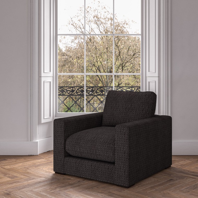 furniture cloud chair safara charcoal weave lifestyle