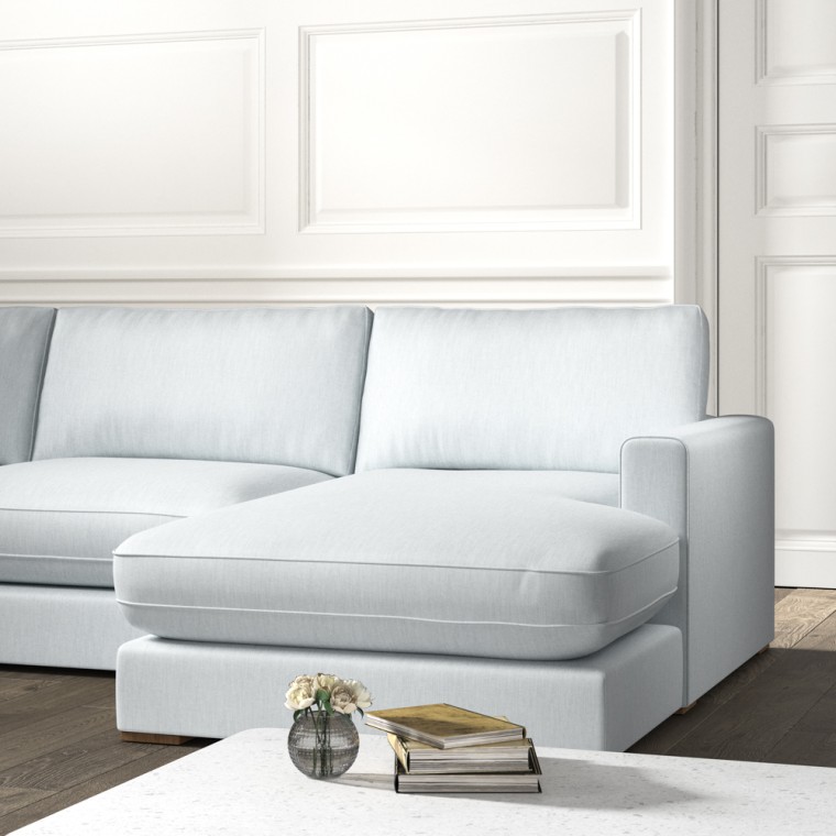 Cloud Chaise Sofa Amina Sky