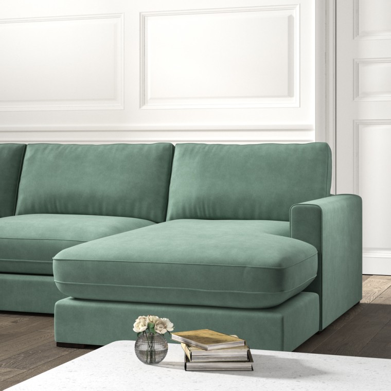 Cloud Chaise Sofa Cosmos Celadon