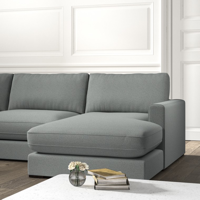 Cloud Chaise Sofa Viera Mineral