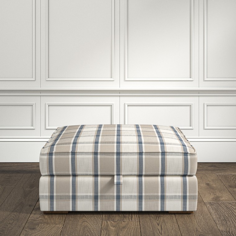 Cloud Storage Footstool Oba Denim