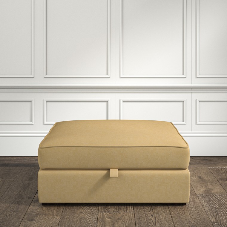 furniture cloud storage footstool shani ochre plain lifestyle