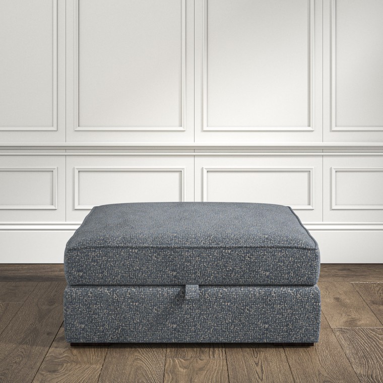 Cloud Storage Footstool Yana Denim