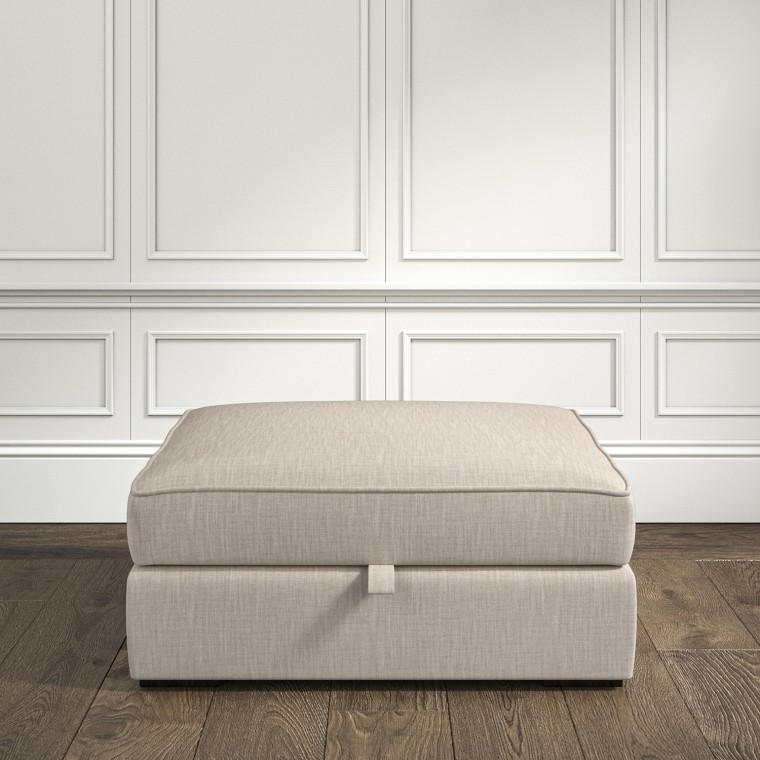 Cloud Storage Footstool Zuri Stone